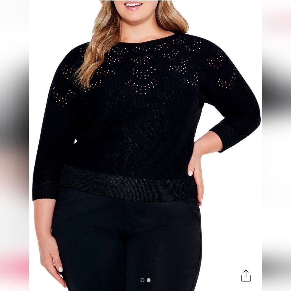 NIC+ZOE Plus Constellation Sweater